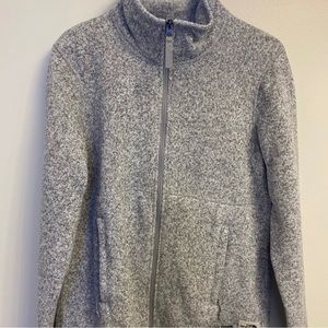 The North Face Crescent Grey Full-Zip Jacket Women Size Medium